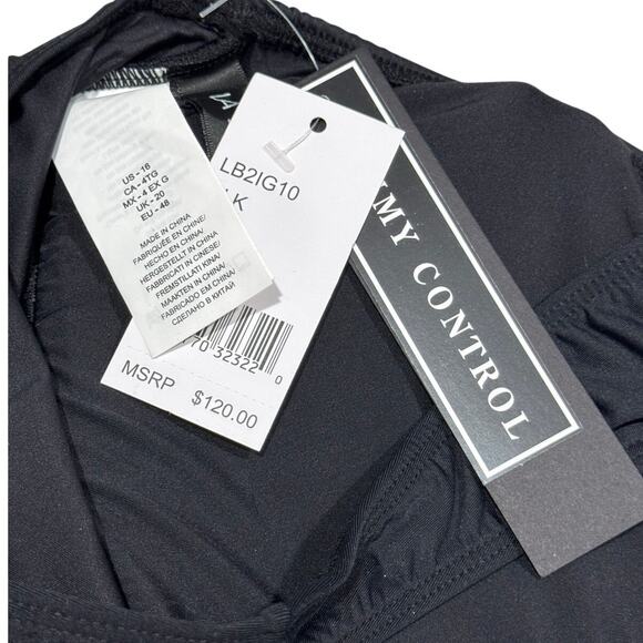 NWT! La Blanca Island Goddess One Shoulder Tie One Piece Swimsuit - Size 16 - Picture 7 of 7